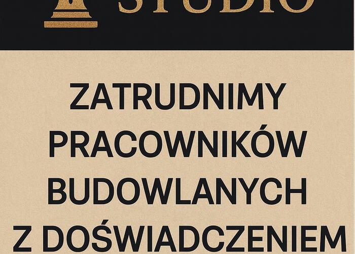 Grajewo ogłoszenia: Firma InfraStudio zatrudni pracowników budowlanych:
-malarz...